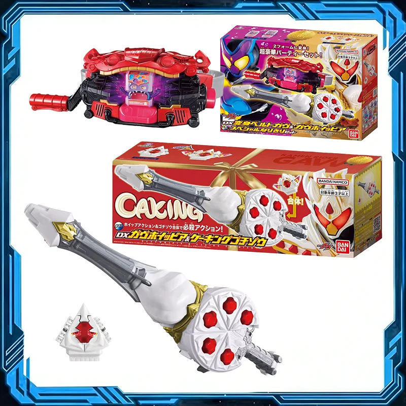 Bandai Original DX Kamen Rider GAVV Whipir Caking Gochizo Hoard Deluxe Edition Transformation Belt Action Figure Model Toys