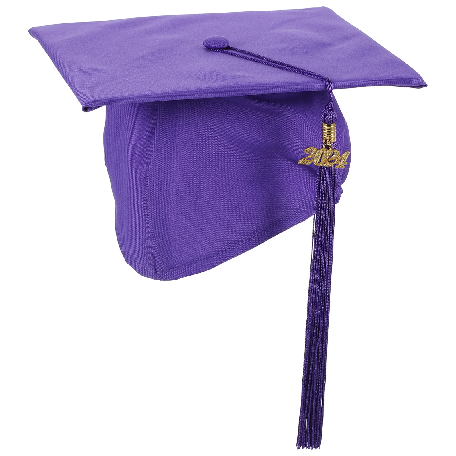 Polyester Graduation Hats Props Elastic Cap For Adults Party Supplies School Ceremony Favors White Top Hat Design Decorations