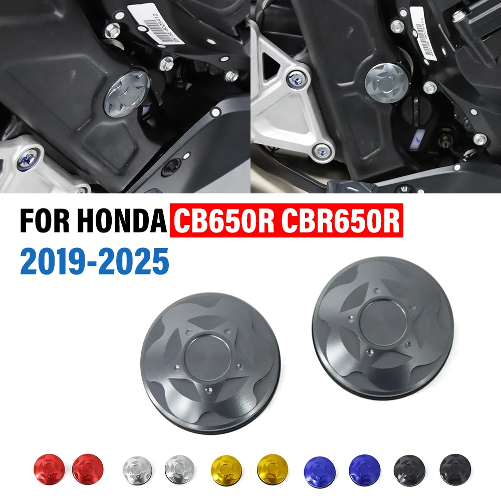 

ДЛЯ HONDA CB650R CBR650R CB 650R CBR 650R 2019-2025 Аксессуары для мотоциклов Крышки отверстий в раме Декоративная крышка Защитная заглушка обтекателя