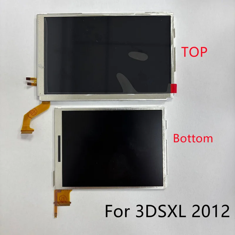 2PCS/Lot for 2012 Nintend 3DSXL Top Upper or Bottom Lower Down LCD Display Screen for Old Big 3DS XL/LL Replacement