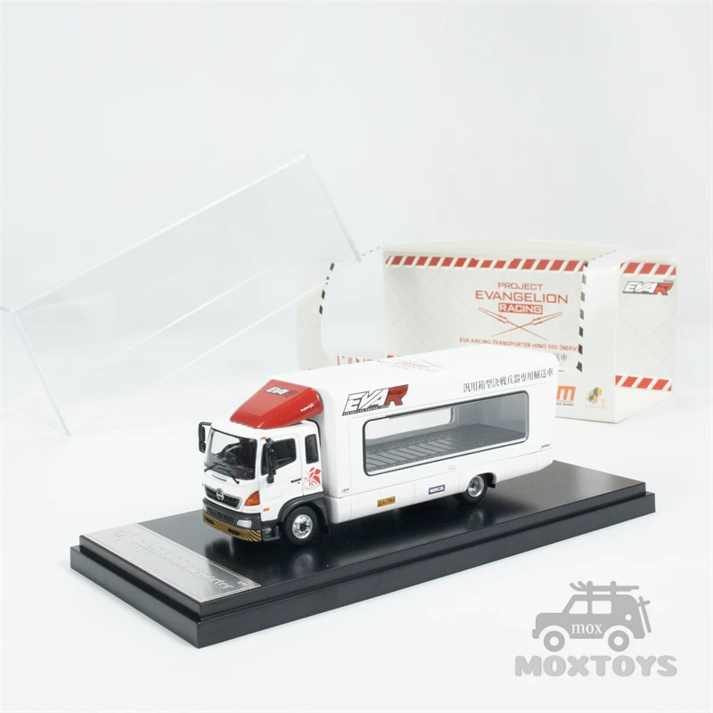 Unique Model × Tiny 1:64 Hino 500 Ranger EVA Painting lifting box truck Diecast Model Car