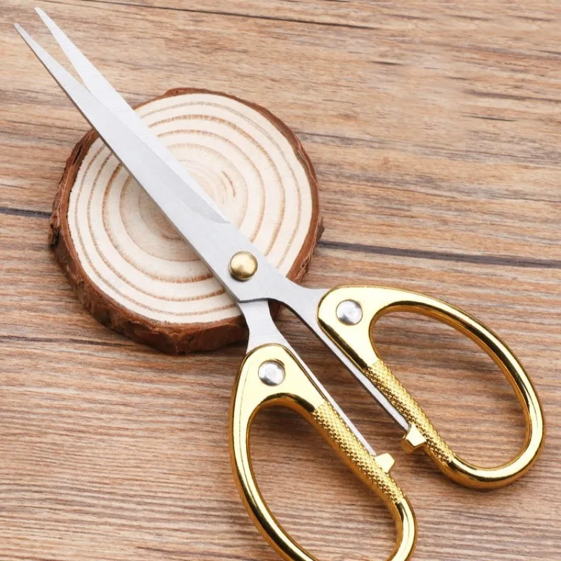 Tijeras de oficina, tijeras de papel de aleación de zinc de acero inoxidable, tijeras de mano para niños y estudiantes, tijeras de papelería