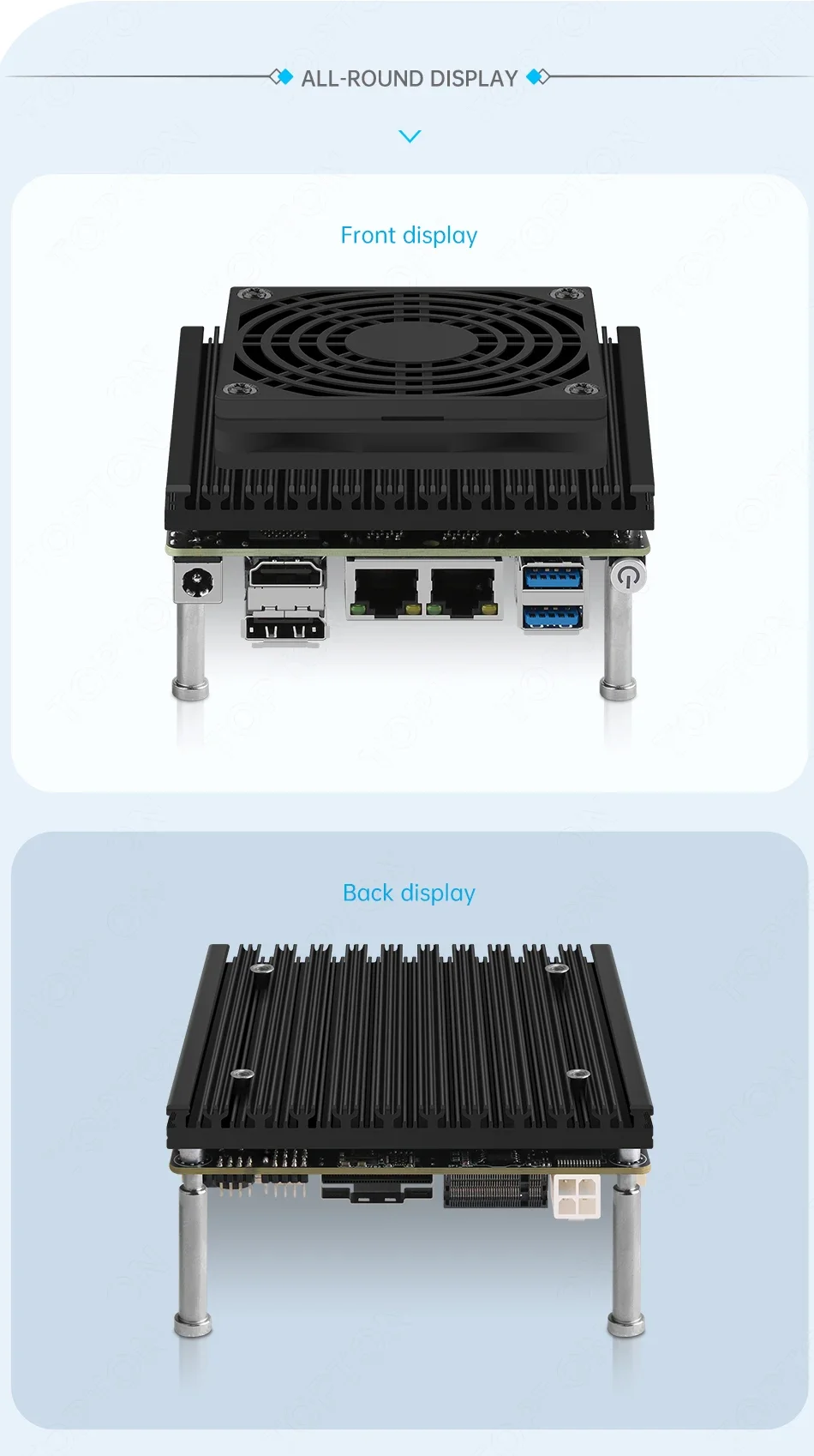 6베이 NAS 마더보드 방화벽 어플라이언스 인텔 i3-N355 N150 2개 LAN 포트 7개 M.2 NVME 또는 6개 SATA 포트 지원 PFSENSE 라우터/AES-NI/OPNsense 썸네일 4