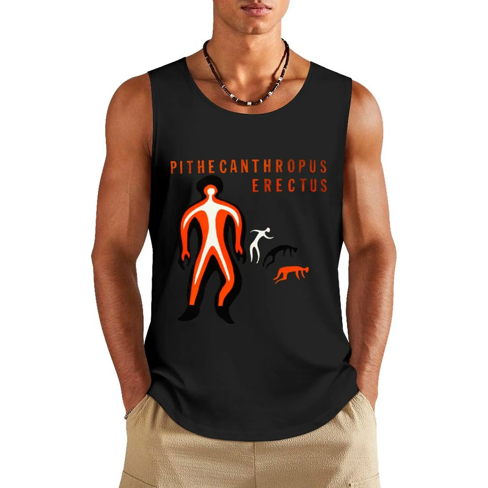 

Pithecanthropus Erectus Tank Top Gym clothes Gym man gym clothes men