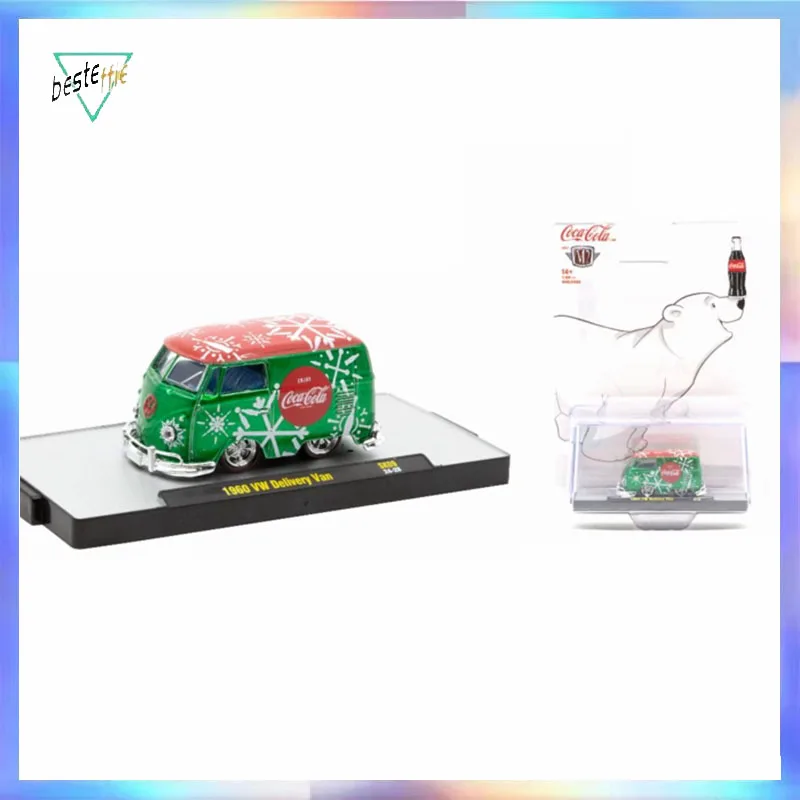 M2 1:64 Modello di auto 1960 VW Consegna Van Modello in lega Auto M2 Macchine da collezione Room Ornament Regalo di Capodanno