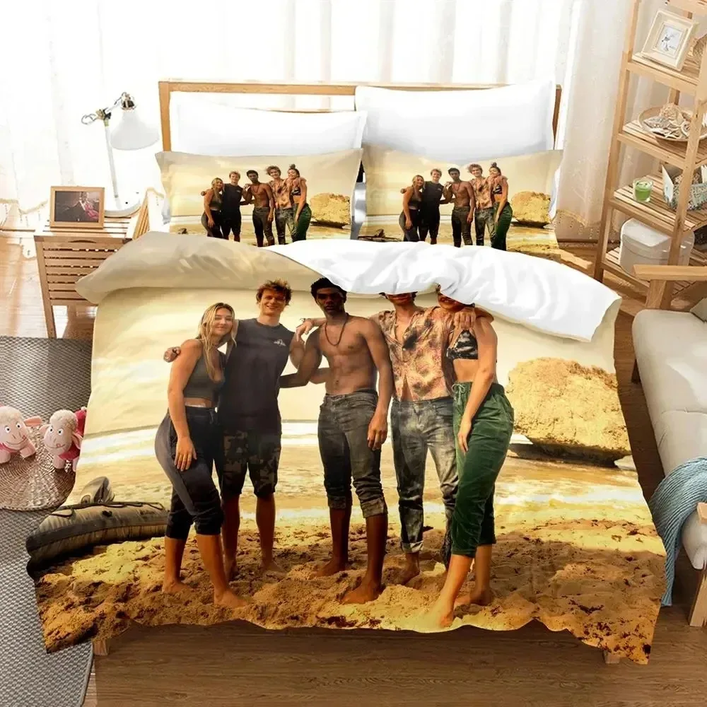 

TV Outer Banks Bedding Set Boys Girls Twin Queen Size Duvet Cover Pillowcase Bed Kids Adult Fashion Home Textileextile