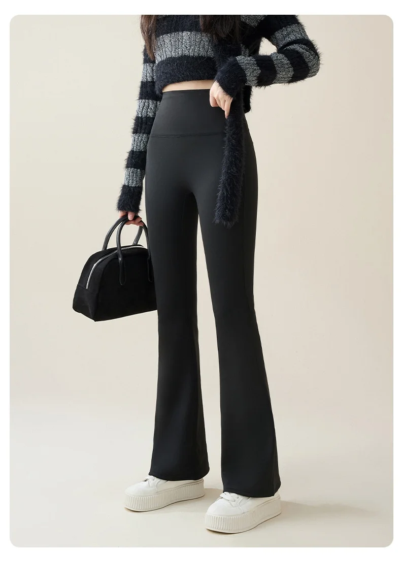 

Брюки Bootcut женские с низкой посадкой женские софтшелл шерпа на флисовой подкладке утолщенные теплые антихолодные зимние термобелье для пешего туризма и кемпинга