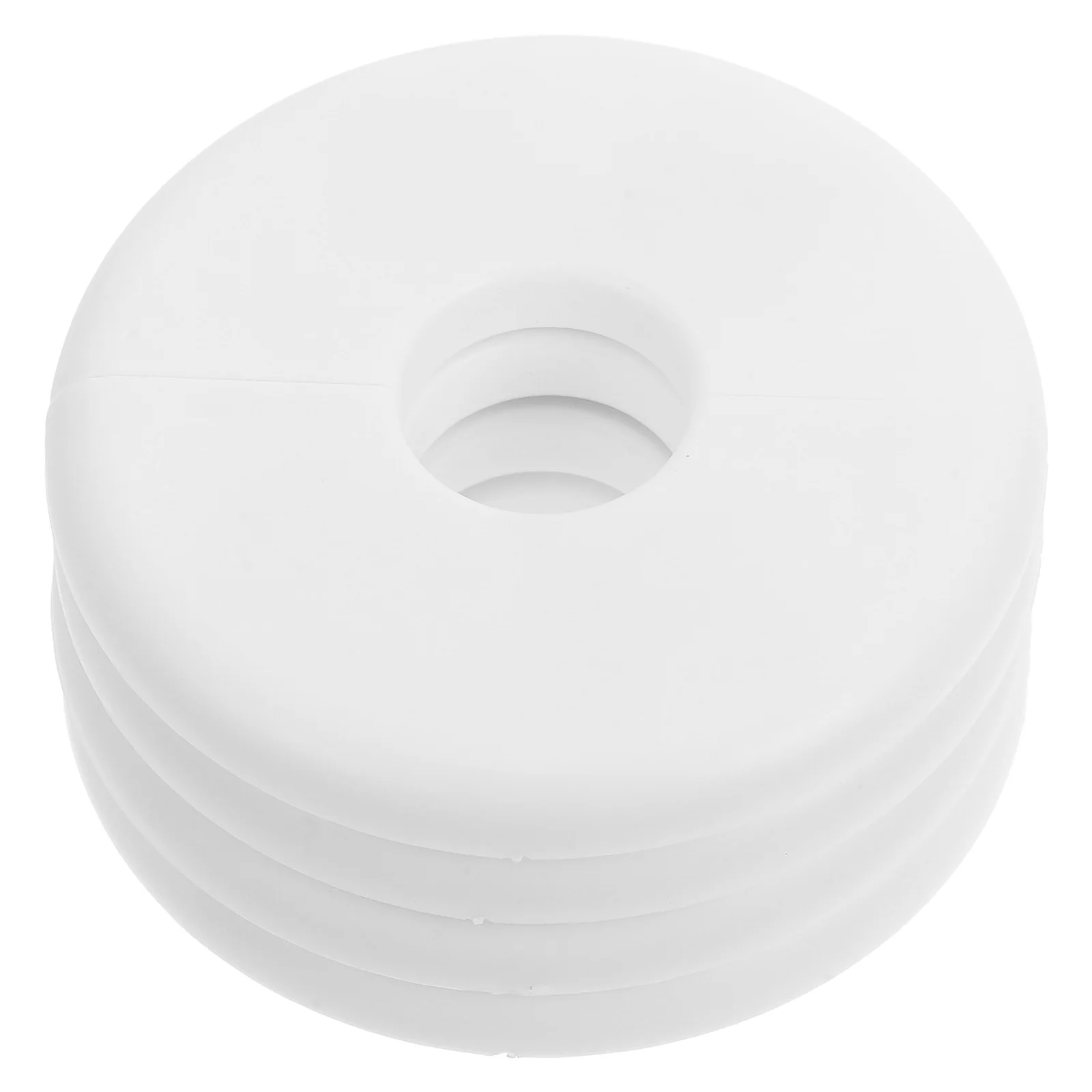 

4pcs Pool Ladder Cover Round Shielding Plate For Inground Pool Plumbing Protection Reusable Ladder Hole Protector Flange