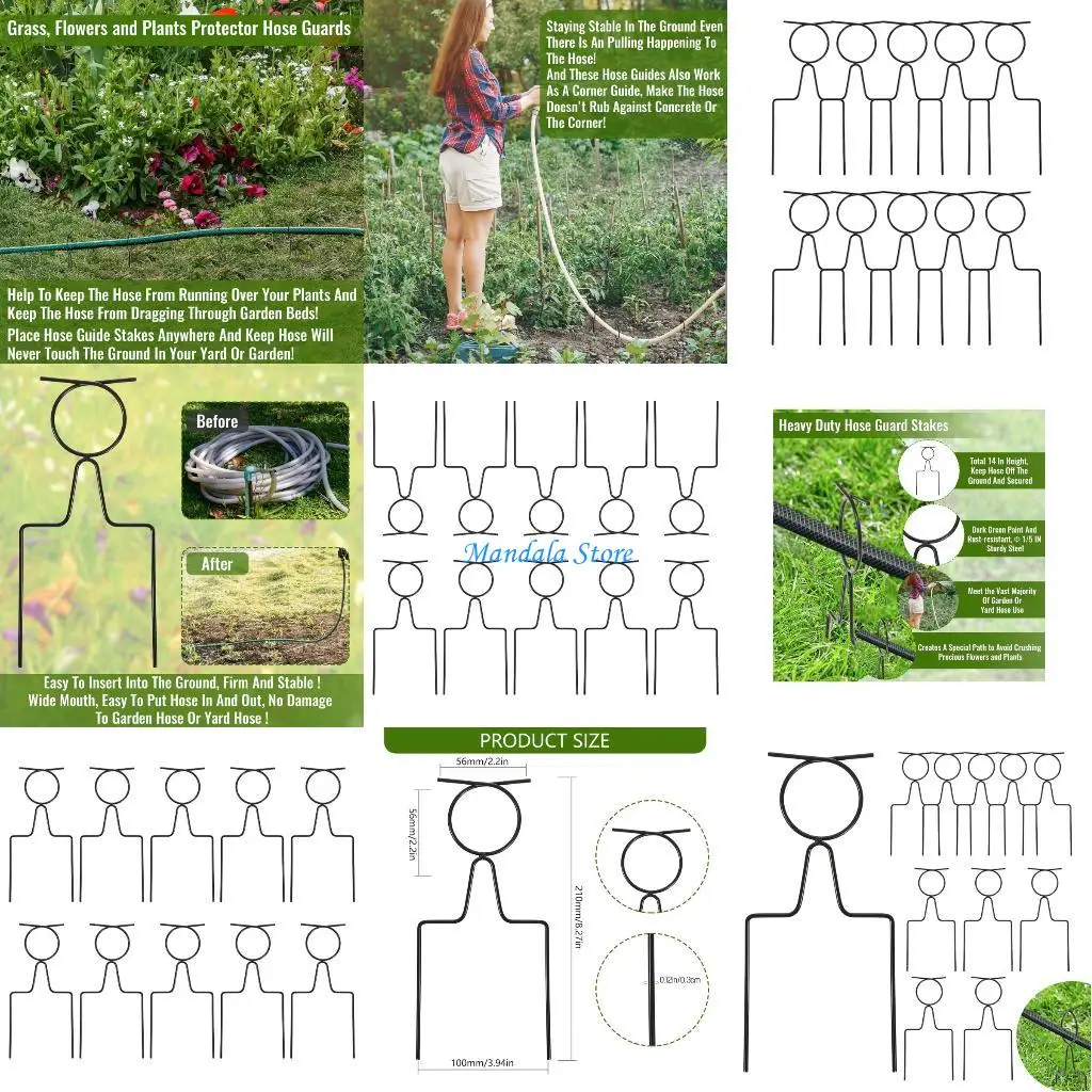 

PACK U2JC из 10 нержавеющих садовых шлангов Guides