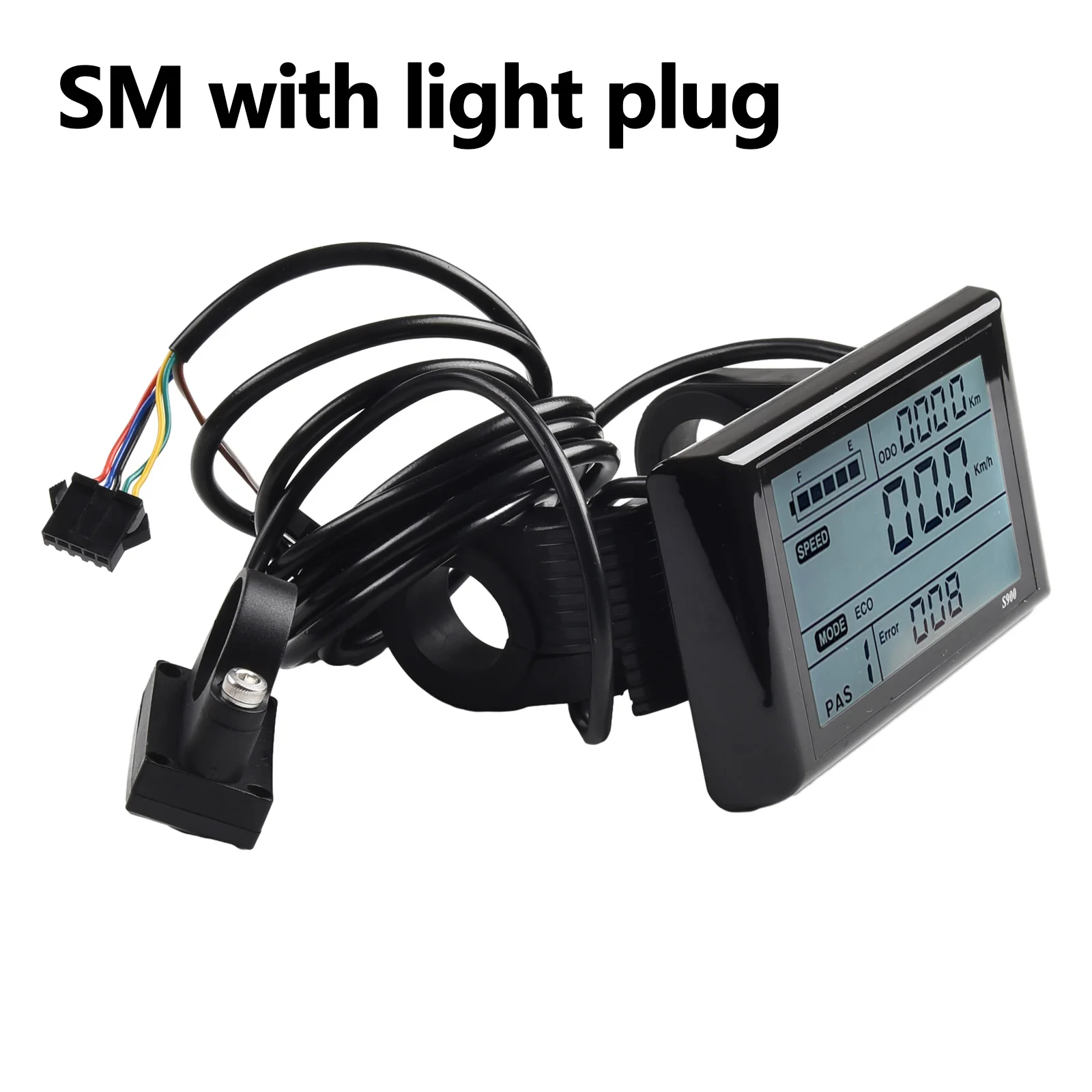 

Высокое качество, новая практичная панель дисплея S900 LCD UART 110*62 мм 24V36V48V60V72V ABS, черный, длина кабеля 180 см, электронный велосипед