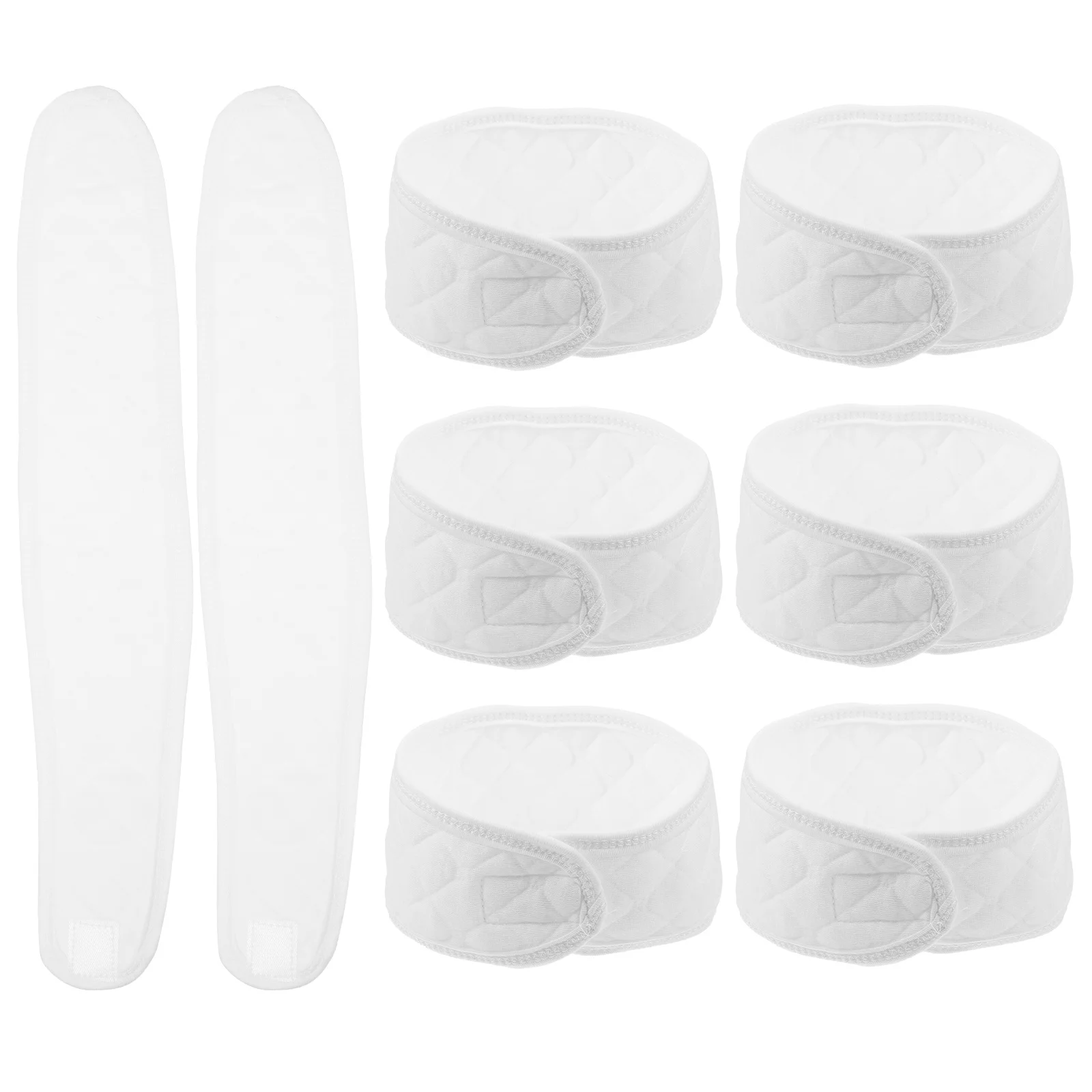 8 قطعة العصابات البطن الوليد القطن الطفل البطن حامي قابلة لإعادة الاستخدام الدفء الاحتفاظ ليلا التيار المتناوب استخدام حزام الحبل السري #4