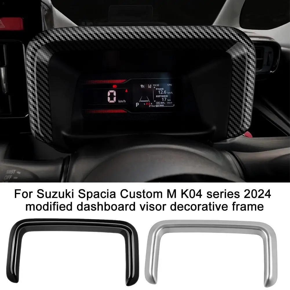 

Модифицированный козырек для приборной панели Suzuki Spacia Custom M K04 Series 2024, декоративная рамка, Стайлинг автомобиля, аксессуары для интерьера автомобиля