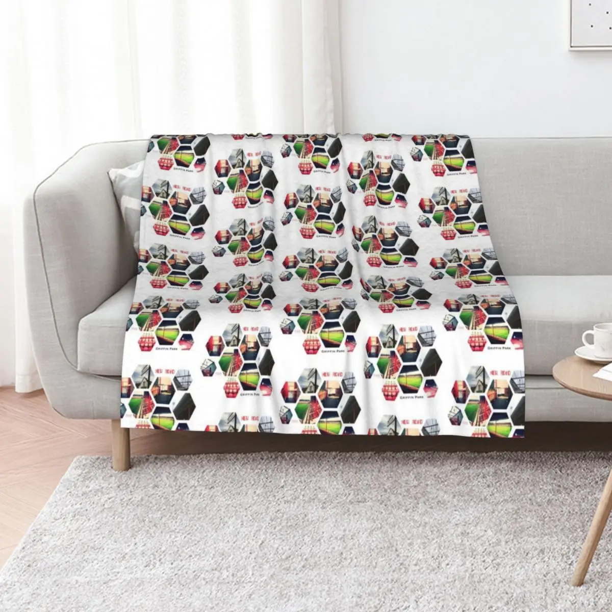 New Road, Griffin Park, TW8 Throw Blanket Versatile Cozy Throw Blanket for All Occasions