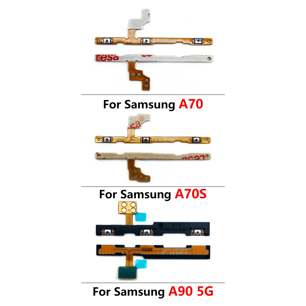 Power On Off Volume Side Button Key Flex For Samsung A10S A20S A02S A10 A10E A20E A21S A30S A50S A70 A70S A90 5G A20