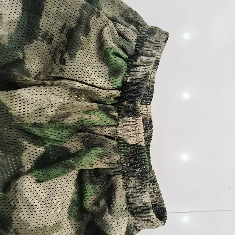 Outdoor Taktisches Set Sommer Atmungsaktive Kapuzenpullover-Sets Tarnmuster Netz Jagd Airsoft Leichtgewicht Kapuzenjacke & Hose | Herren- und Kinderanzug – Detail 18