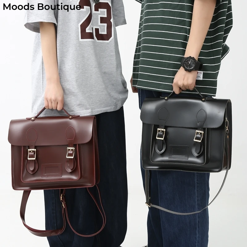 MOODS japoński styl JK modne plecaki dla unisex Retro torba na ramię typu crossbody plecak podróżny o dużej pojemności Totes