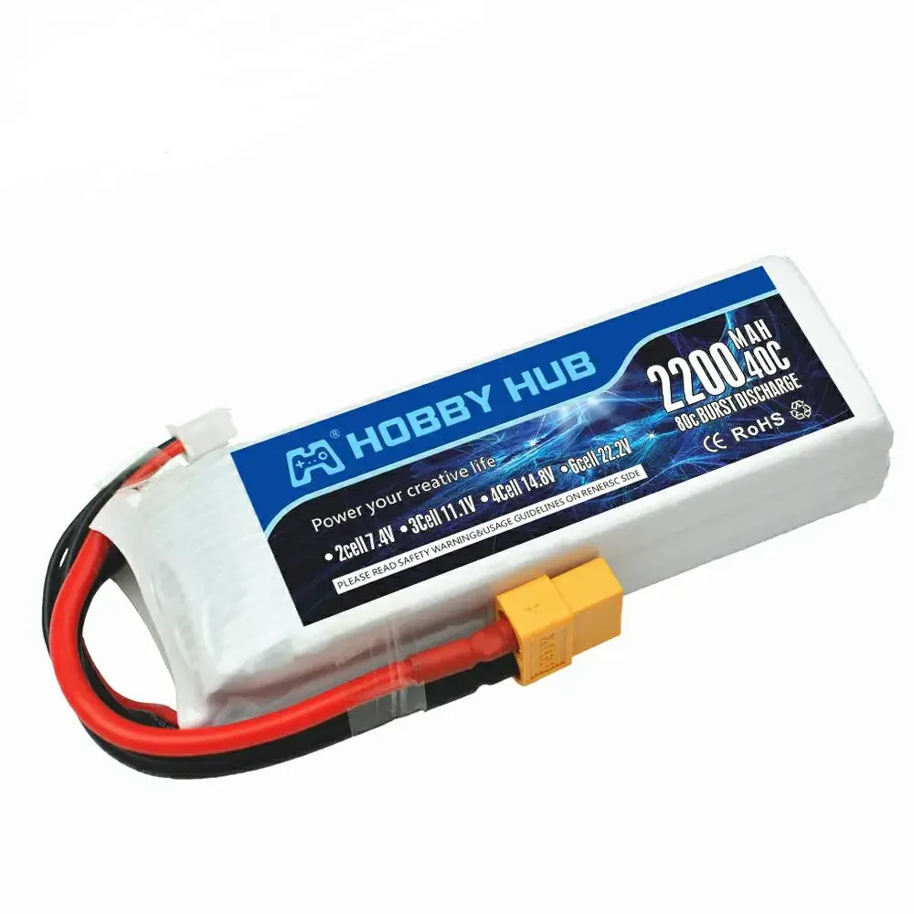 3S Lipo Drone Battery 11.1V 2200mAh 40C Softcase with T XT60 Plug RC Car Truck Buggy Helicopter Airplane