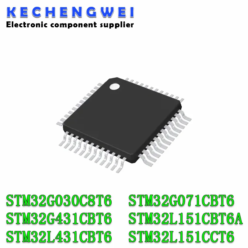 1PCS STM32G030C8T6 LQFP-48 STM32G071CBT6 STM32G431CBT6 STM32L151CBT6A STM32L431CBT6 STM32L151CCT6 TR In Stock IC New