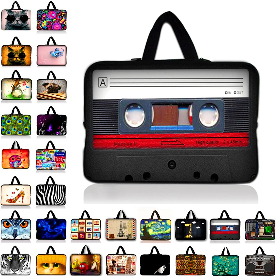 

Wristband Laptop Bag 10 Inch 10" Notebook Sleeve Double Zip Structure Tablet Case PC Pouch Cover For Apple Asus HP Acer Lenovo