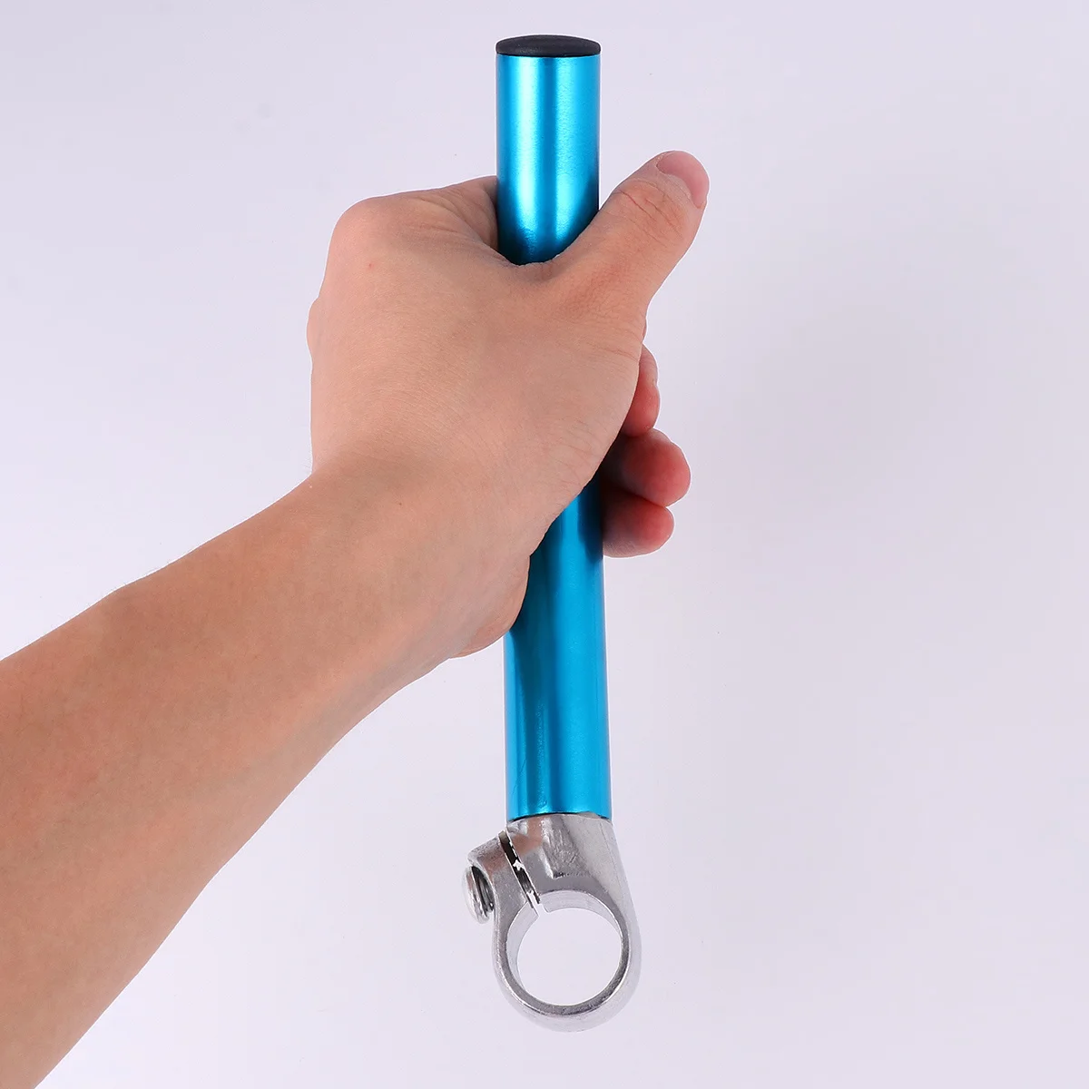 

1Pcs Self Contained Bike Handlebar Metal Blue Premium Non Slip Control Suitable Mountain Road Biking Biking Handlebar