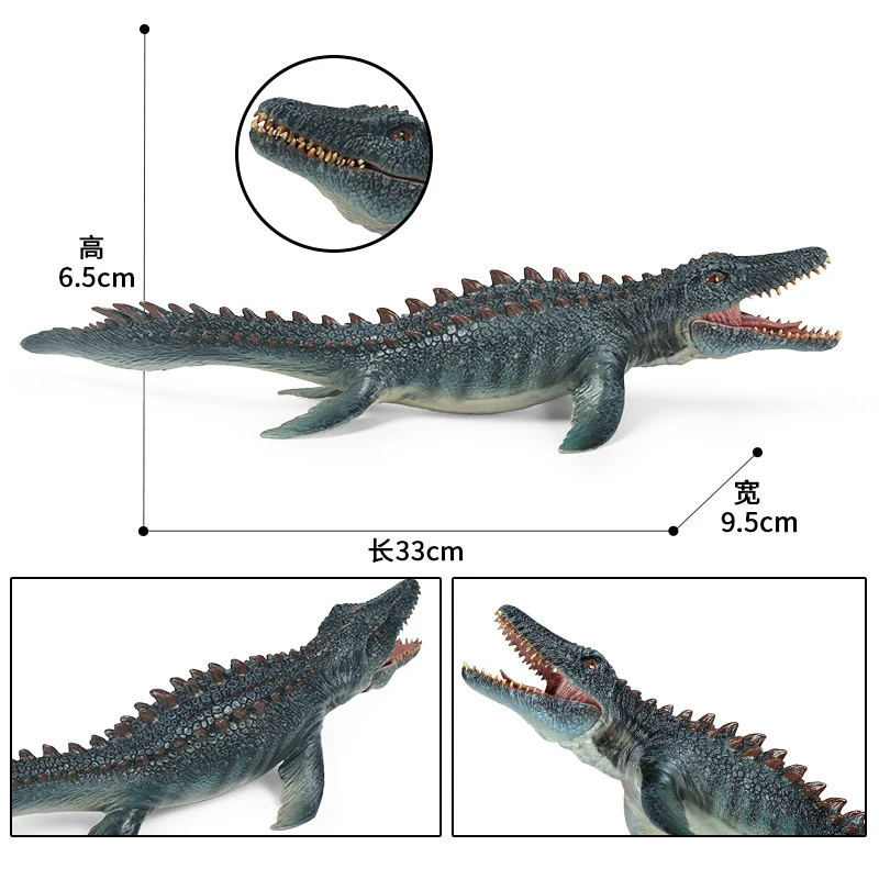 1Pcs Dinosaur Realistic Figures Lifelike Mosasaurus Dinosaur Model Toy Figures For Collector Decoration Party Favor Kid Toy Gift