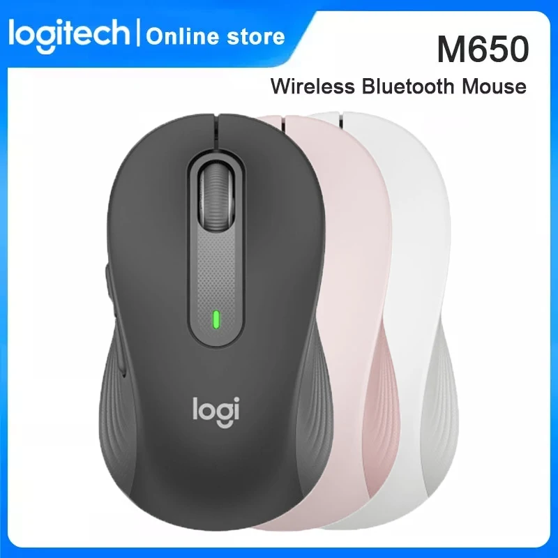 

Logitech M650/M650L Signature Wireless Mouse Sensor Technology Advanced Optical Programmable Buttons Bluetooth Mice