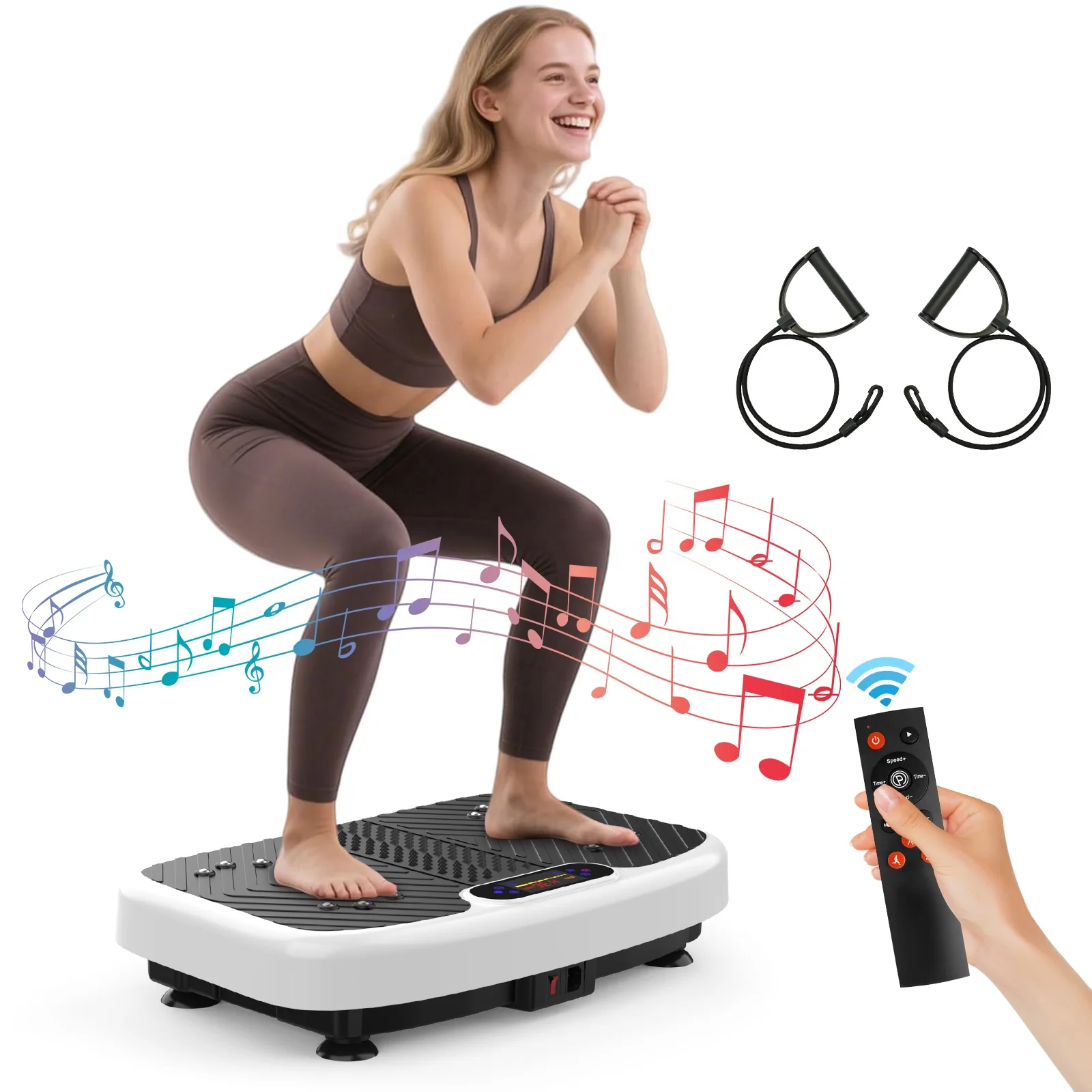 

199 Levels Easy Fat Burning Daily Life Body Slimming Whole Body Vibration Plate Machine Massage Vibration Vertical Home Use