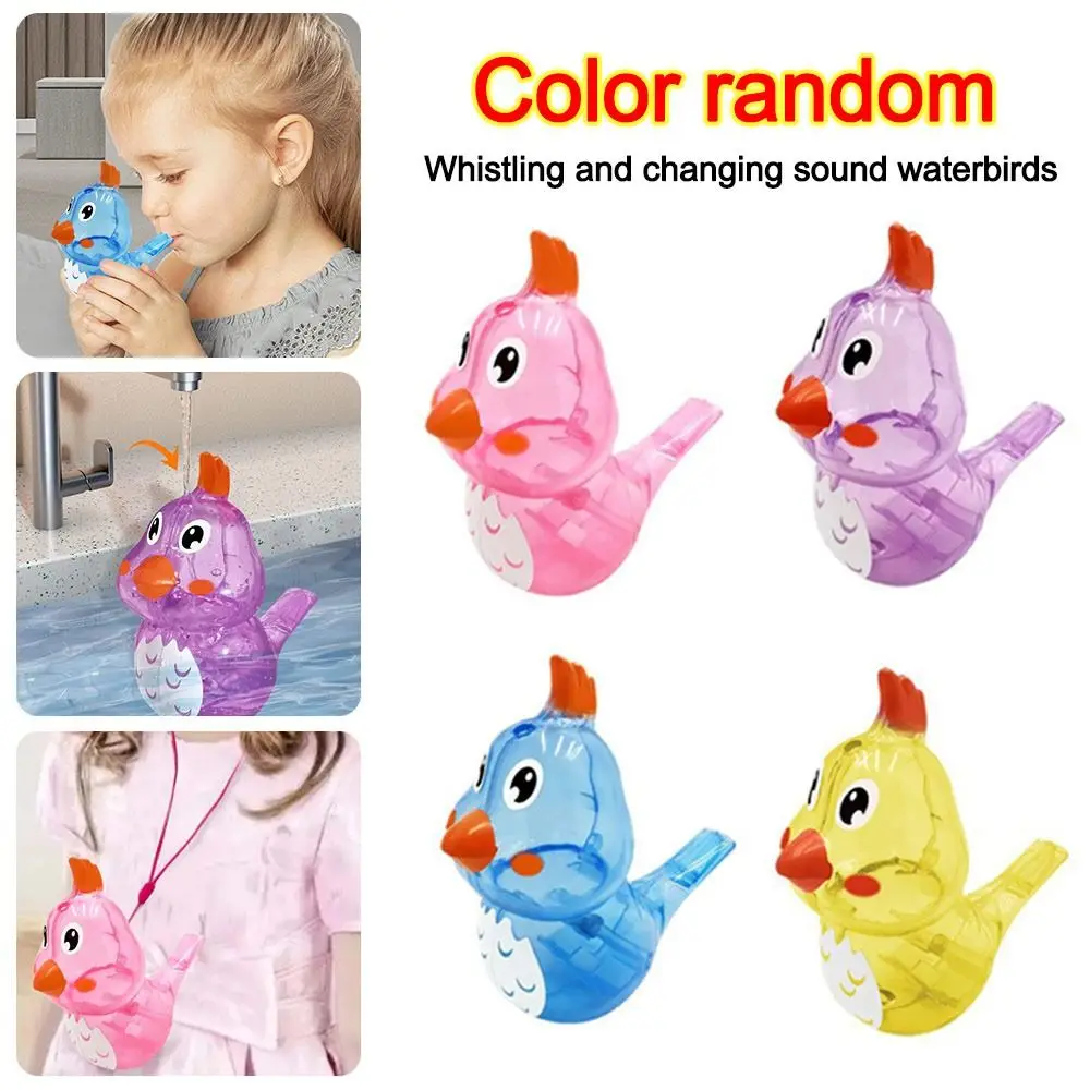 

New with Lanyard Water Bird Whistle Add Water Multicolor Warble Whistle Birdcalls Whistles Early Learning Gift