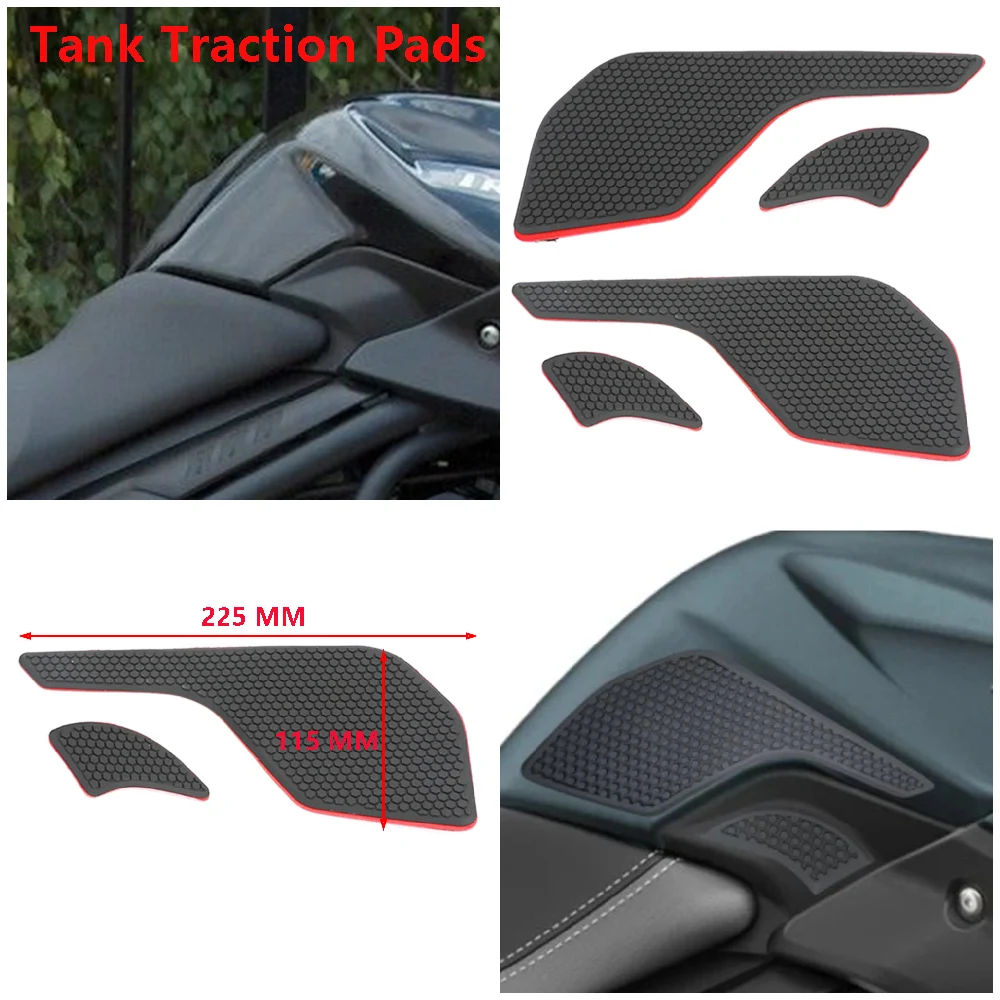 

Fit for Triumph Tiger 800 XC XCa XCx XR XRx XRt ABS 2015-2019 Motorcycle Tank Pad FuelTank Side Knee Traction Anti Slip Pads