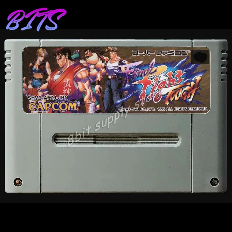 Kartu Permainan 16bit: Final Fight Tough (Versi NTSC Jepang!! )