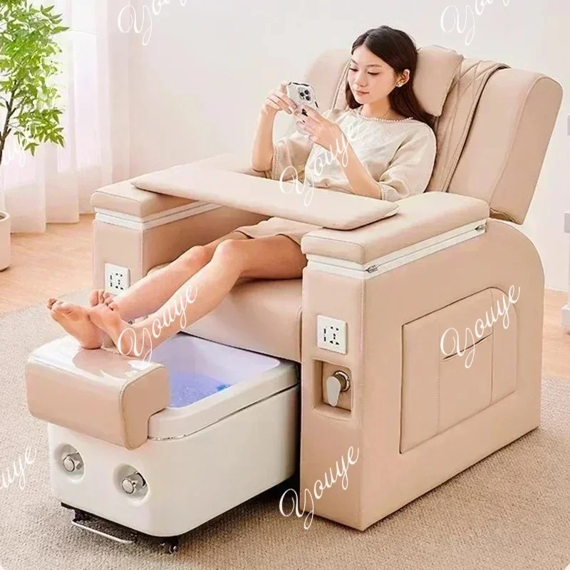 

Spa Luxury Pedicure Chair Professional Armchair Nails Salon Chairs LED Beautiful Peda Massage Sillones De Pedicura Furniture