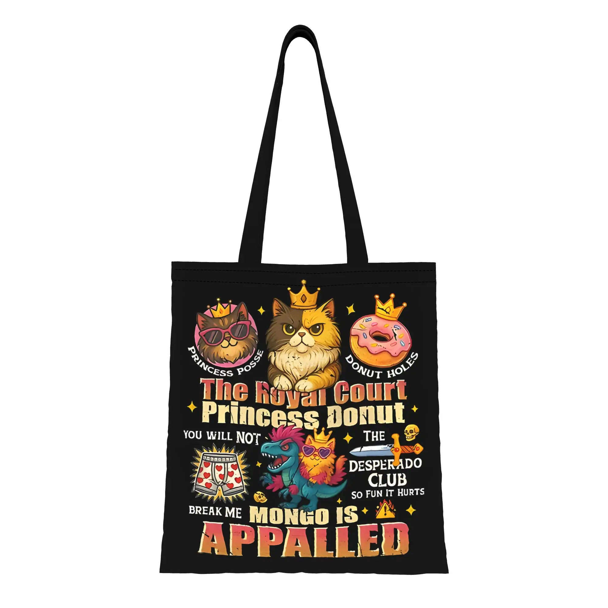 Dungeon Crawler Carl canvas tote bag,  urban style for daily shopping and casual outings