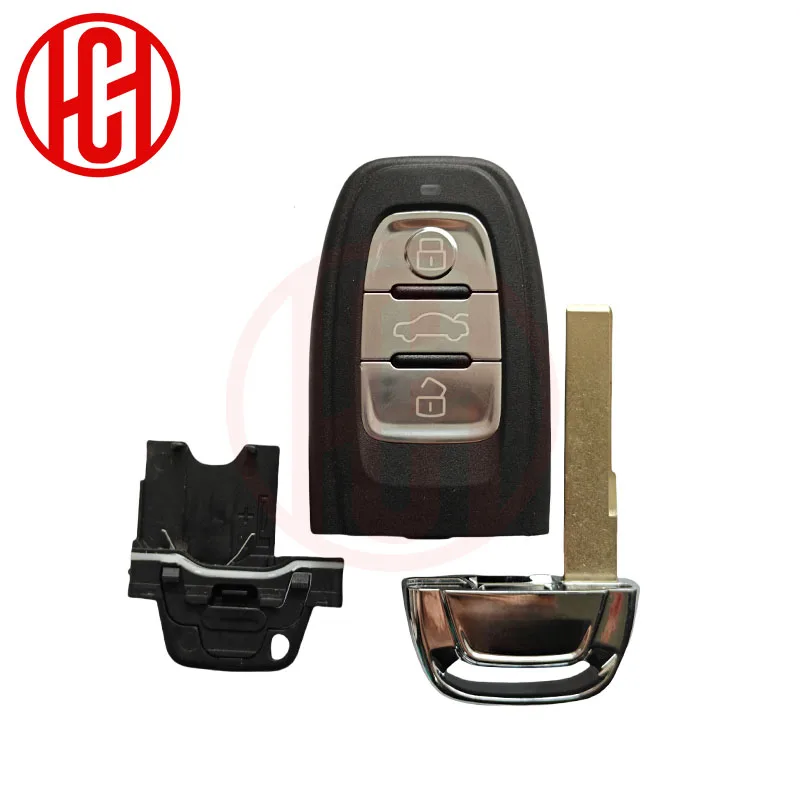 Chiave dell'automobile Fob Custodia Shell Per Audi A1 A4l A3 A4 A5 A6 A7 A8 Quattro Q5 Q7 R8 S4 S5 S6 S7 S8 TT 8V B8 B9 C7 Q3 RS