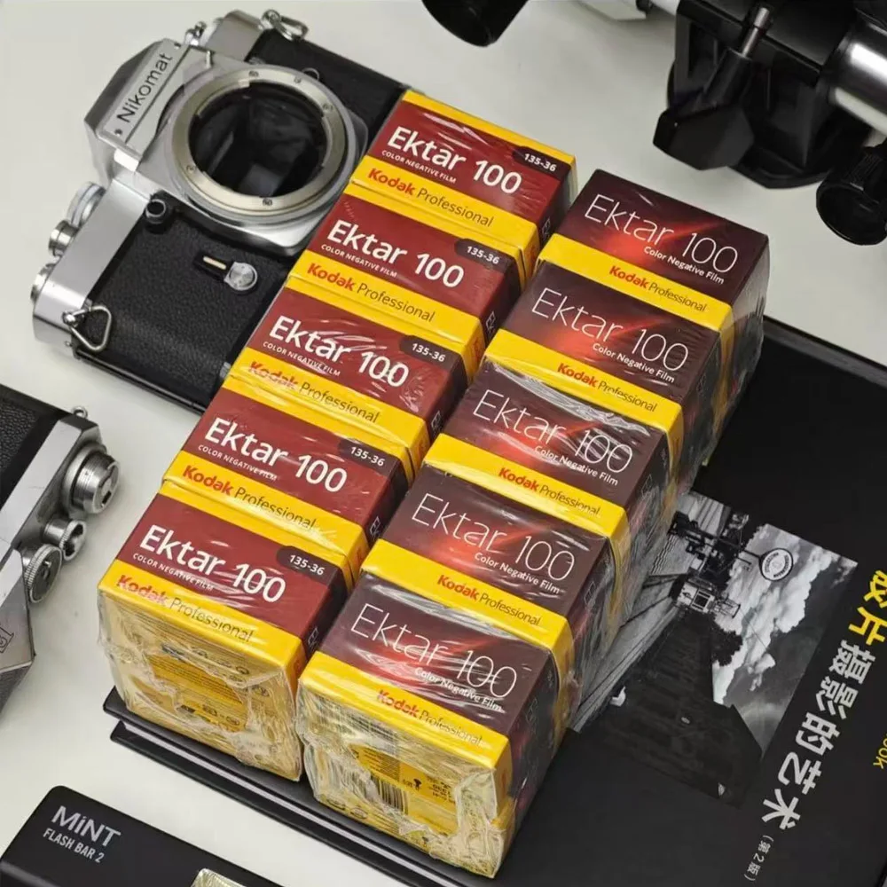 فيلم Kodak ektar100 135 لون سلبي 35 ملم لون غني احترافي لكاميرات فيلم 135 H35/M38/M35 (تاريخ انتهاء الصلاحية: 2026)