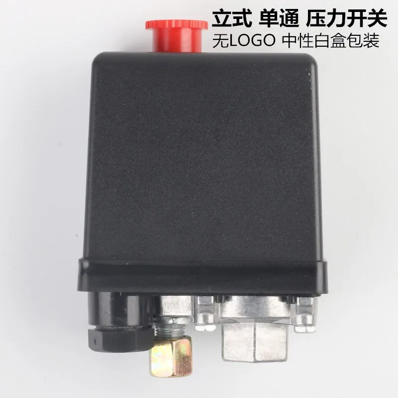 Wholesale of air compressor switch automatic air pressure switch pump accessories vertical four-way adjustable pressure valve