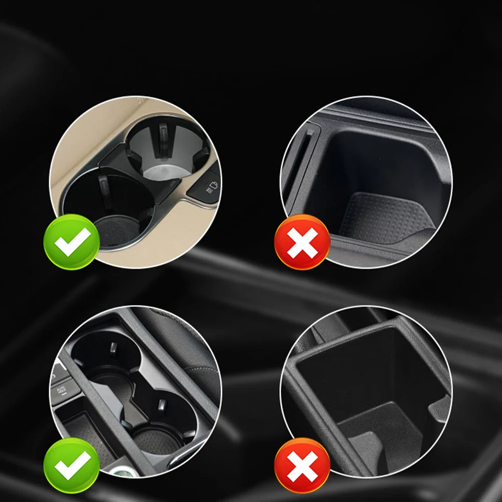 

Car Cup Expander 2-Slot Universal Vehicle Mounted Drink Holder Large Capacity For Bottle On Board Water Cup Holder Car