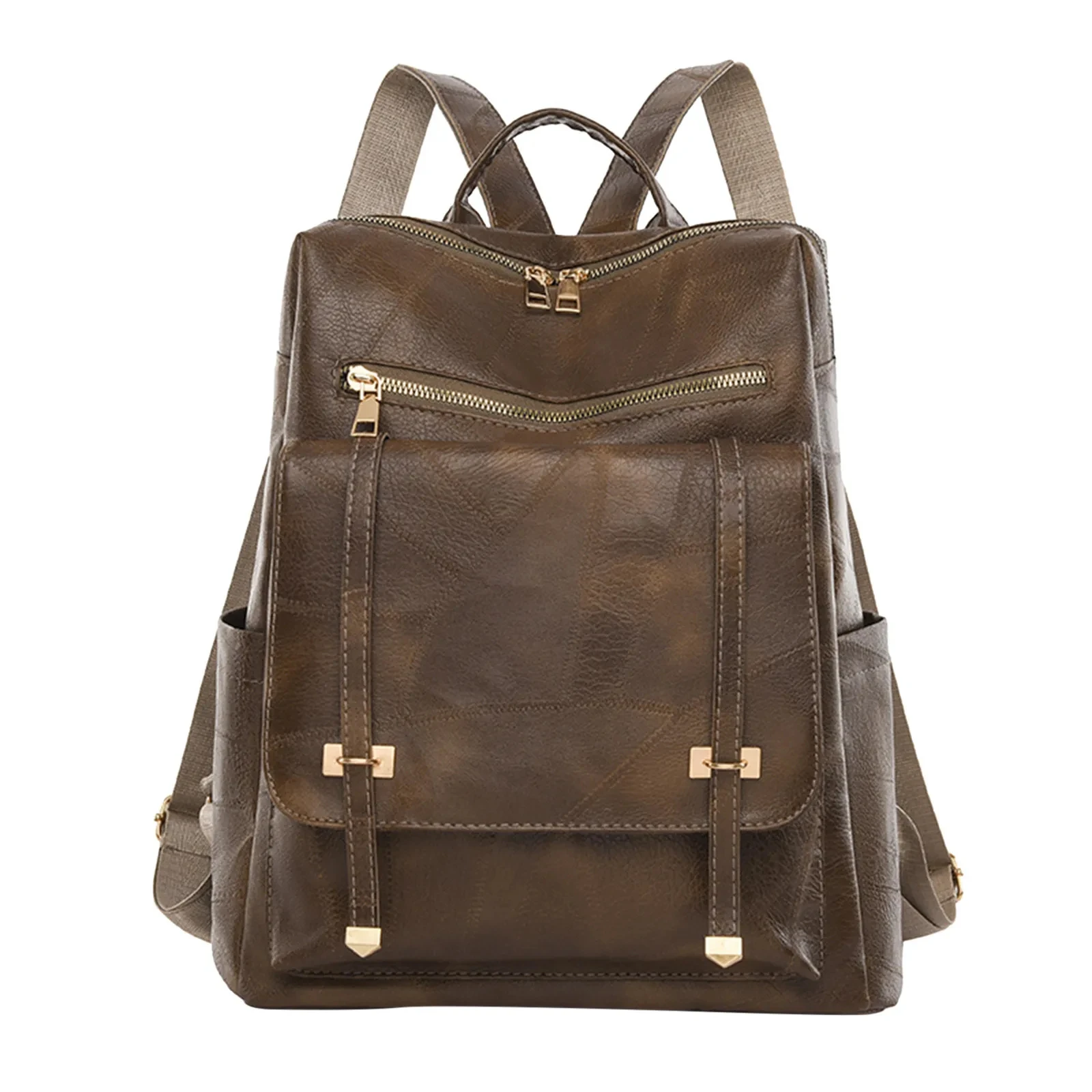 Simple Style Bags For Women Ladies Fashion Solid Color Leather Large Capacity Double Zipper Light Luxury Design New 2024 Bag