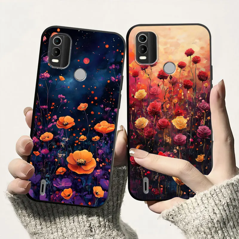 For Nokia C21 Plus C31 C32 C30 C22 Case Shockproof Soft Silicone For  Nokia C21 Back Cover TPU Phone Case Protect Lucky Fundas