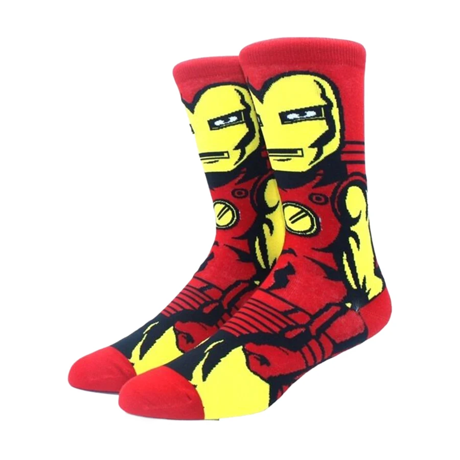 1/5Paris Potdemiel Disney Mannen Vrouwen Cartoon Anime Kerstmis Halloween Prints Street Fashion Nieuwigheid Grappige Crew Sokken