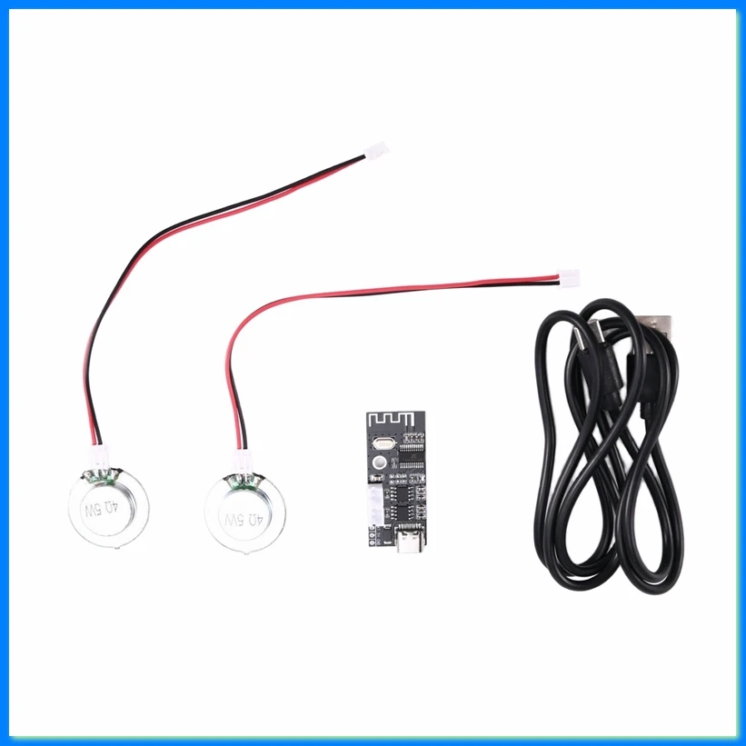 Haut-parleur DIY 4 Ohm 5W à conduction osseuse, système audio discret à vibration et résonance avec carte amplificateur Bluetooth - A27R