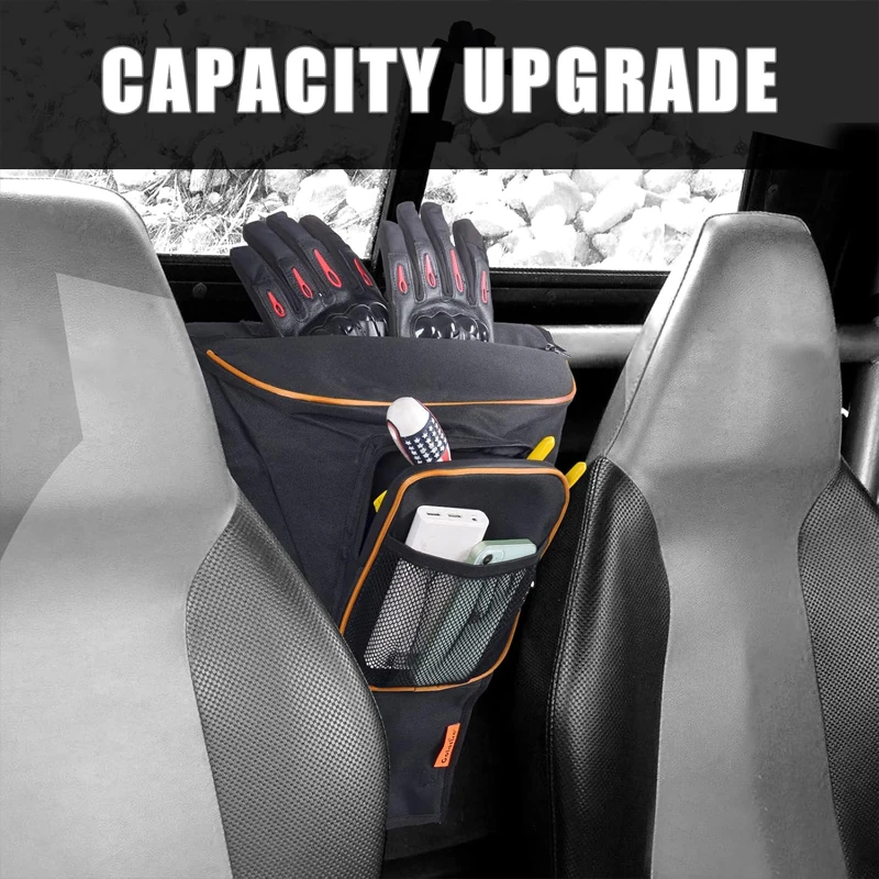 For POLARI RZR 1000 XP RZR 800 800S RZR 570 900 RZR Accessories Car Foldable Storage Bag UTV Cab Pack Center Seat Bag Organizer