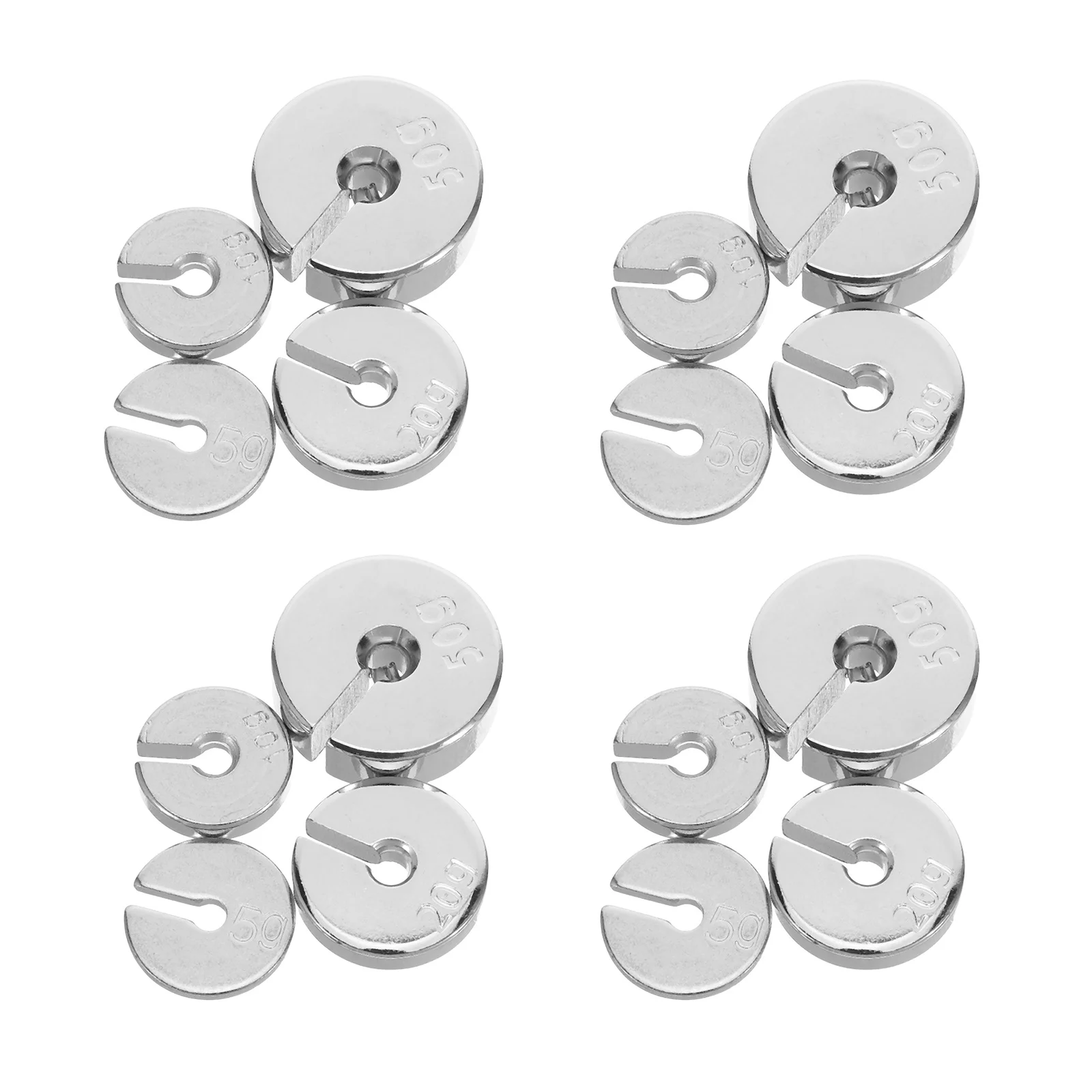 

35Pcs Hooked Load Weights for Tension Test and Physics Experiments Lab Precision Calibration Accurate Weights Hook Weight Set