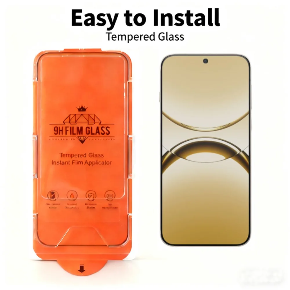 

2pcs Dust Free Tempered Glass for OPPO A5 Pro A3X A3 Pro F29 F27 F25 Pro F23 Find X8 X8S+ Screen Protector Fingerprint-free