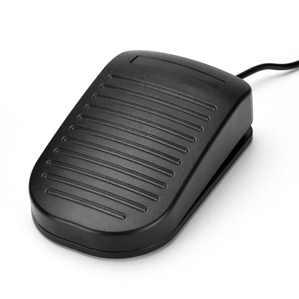 Tattoo Foot Pedal Switch with Nonslip Surface, 1.4m Cord, Zinc Alloy & Plastic, Ergonomic Design for Tattoo Artists