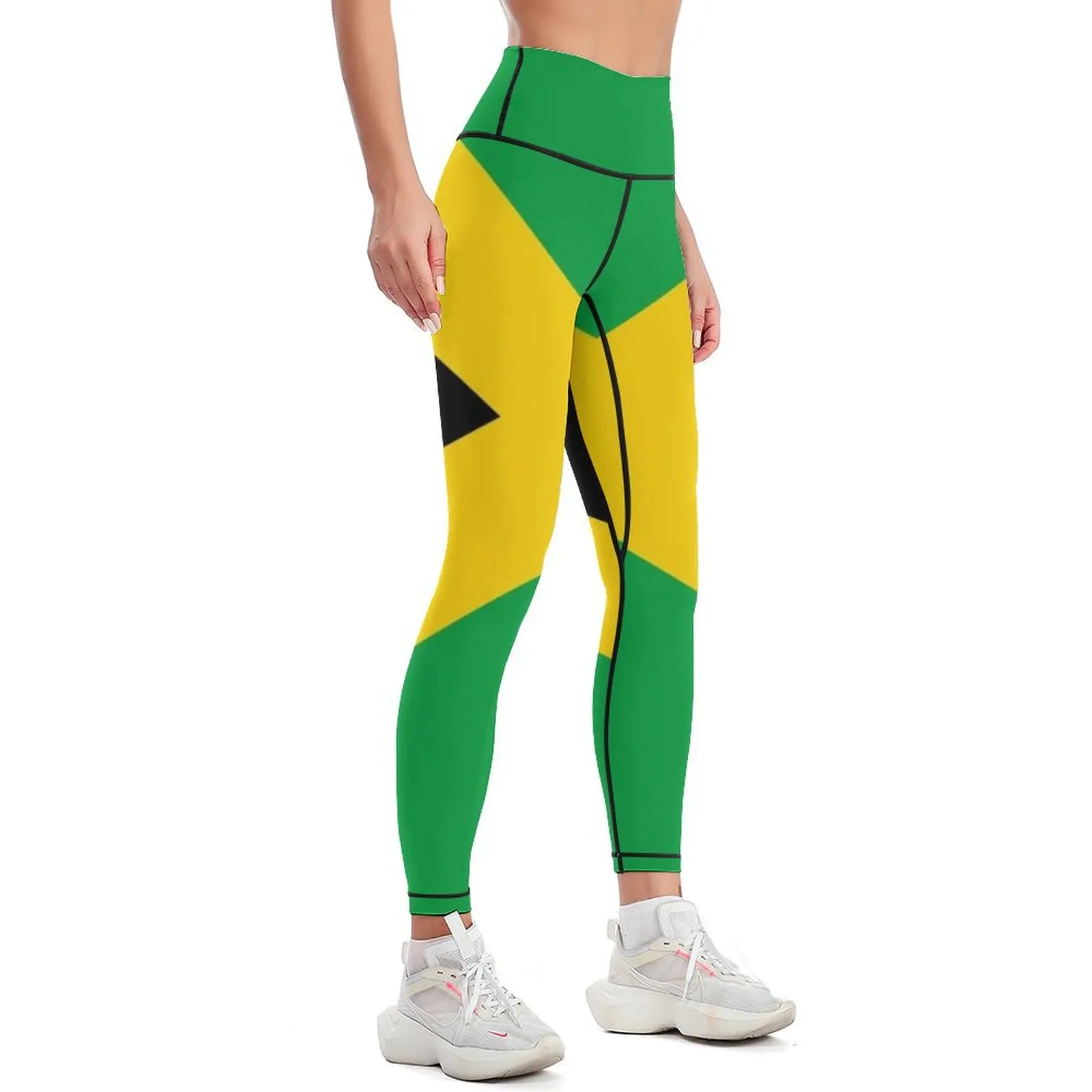 Flag of Jamaica Leggings Sports pants for for fitness Womens Leggings