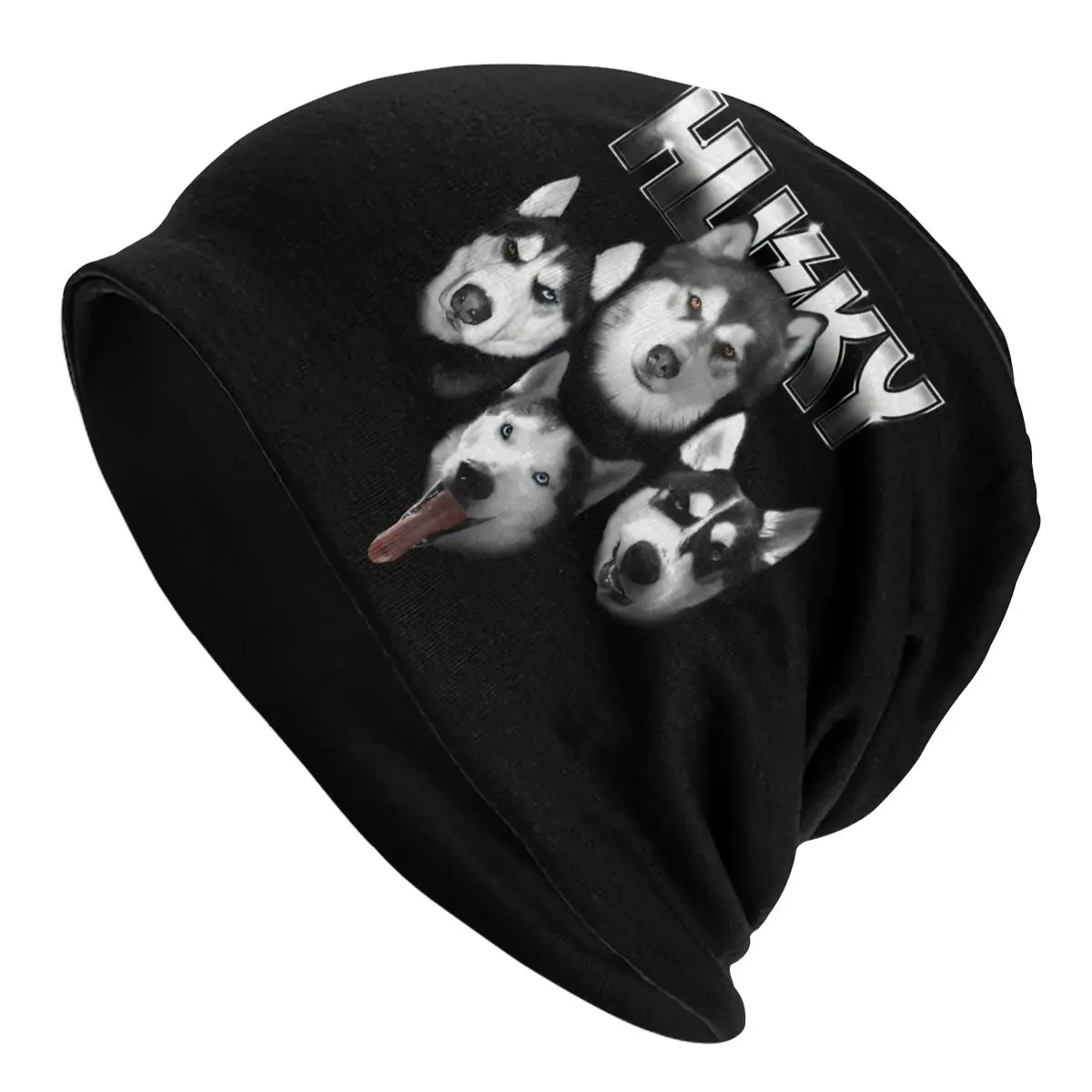 Bonnet Hats Dog Men Women's Thin Skullies Beanies Hat Siberian Husky Autumn Spring Warm Cap Hip Hop Caps