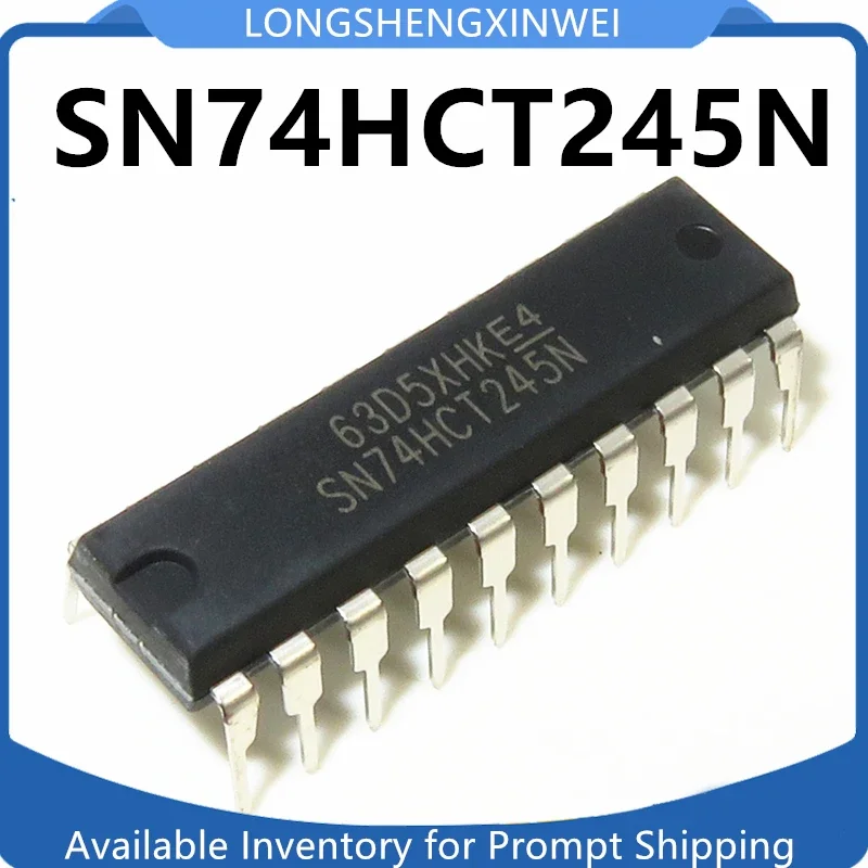1 قطعة SN74HCT245N 74HCT245 الأصلي التوصيل المباشر DIP-20 الرقمية IC8-حافلة شريحة إرسال واستقبال