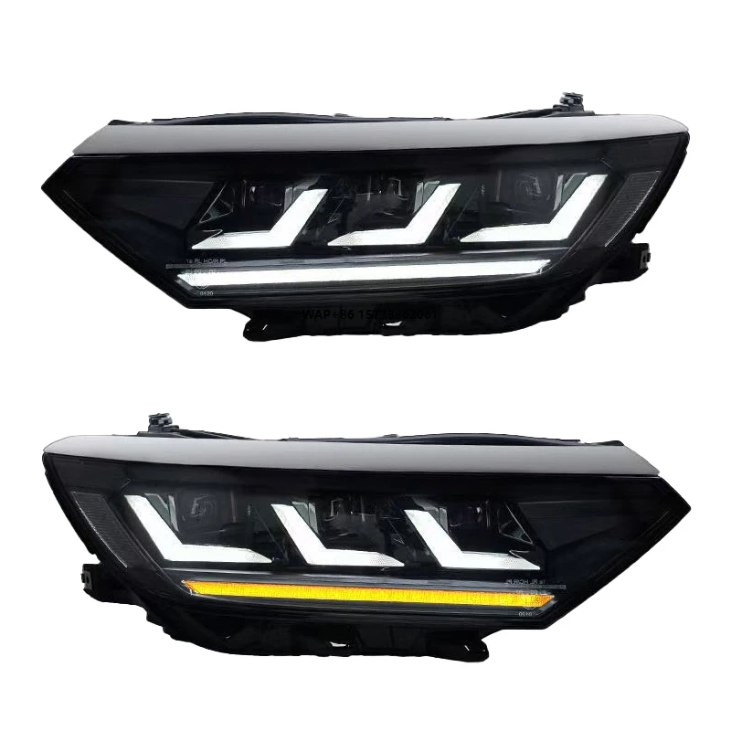 

2 Pieces for VW Passat B8 Car Accessories 2017 2019 Headlamp Upgrade LED Head Light Dynamic Signal Lens Headlights