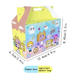 Rocky Foxy Cute Gift Boxes Party Supplies Favor Boxes Rocky Theme Treat Boxes Candy Goodies Gift Boxes for Kids Birthday Party