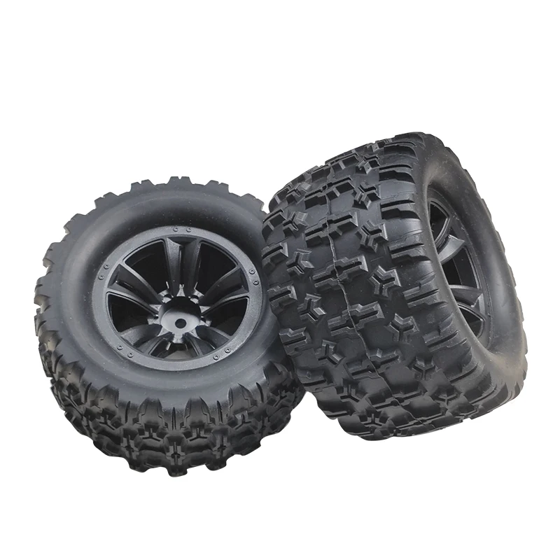 1pc/2pcs Original Rubber tires/wheels/tyres for MJX Hyper Go 10208 1/10 RC Trucks RC cars